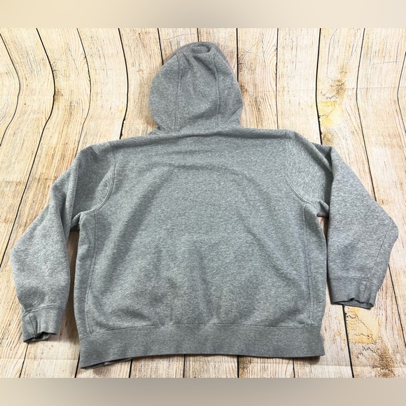 Nike Club Fleece Hoodie Sweatshirt Grey Size Large - Picture 2 of 9